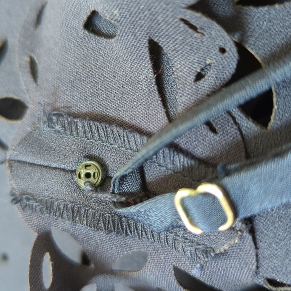 J. Crew Laser Cut Out Floral Sheath Dress 2 - Picture 11 of 16